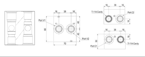 3COR Series Dual Cartridge Manifold