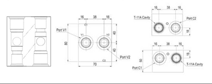 3COR Series Dual Cartridge Manifold