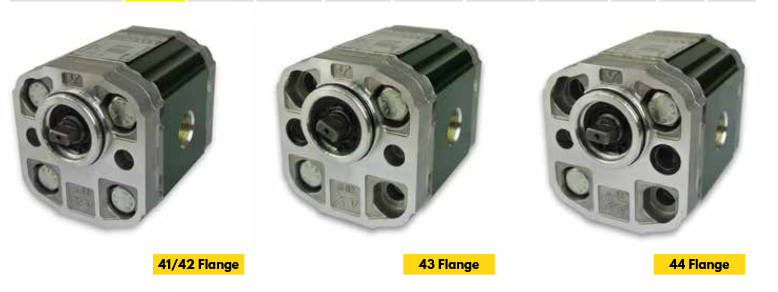 X1P Series Group 1 Pump BH Mount, Tang Drive Shaft (CCW Standard)