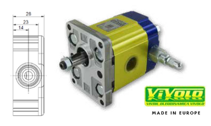 N Series Group 2 Pump Rear Cover with Integrated Relief Valve