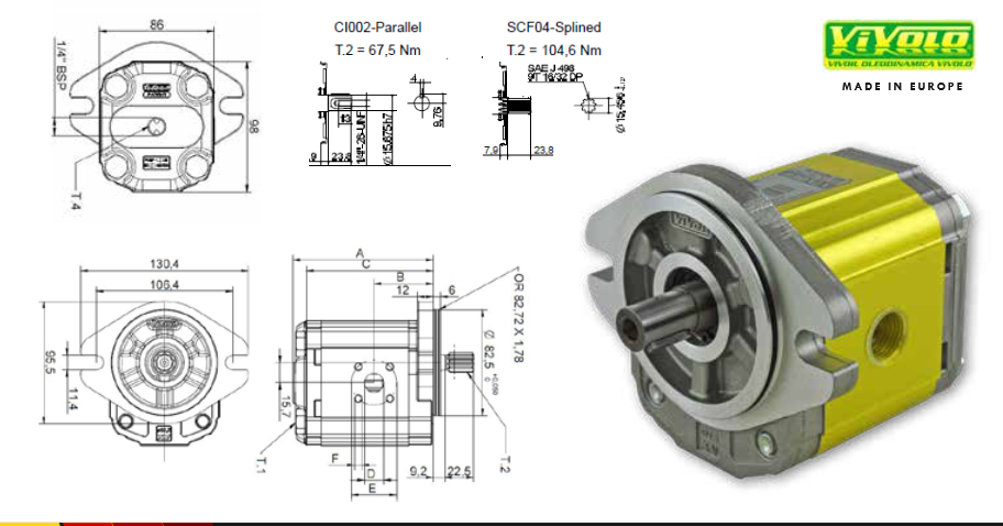 X2M Series Group 2 Motor SAE A Mount, 5/8” Keyed Shaft