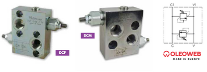 DC Series Cross Line Relief Valve