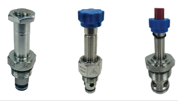 LSV Series 2 Position Solenoid Operated Cartridge Valves Normally Closed - With Reverse Flow when Energised