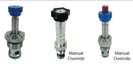 LSV Series Solenoid Operated Cartridge Valves - Normally Closed - 2 Way, 2 Position, Bi-Directional