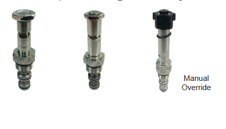 LSV Series Solenoid Operated Cartridge Valves - 3 Way 2 Position