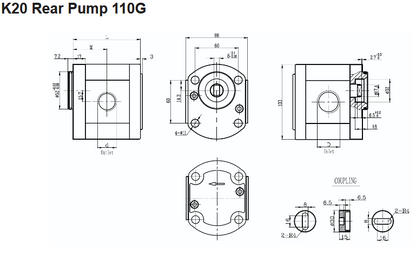 K20 Series Group 2 Rear Pumps