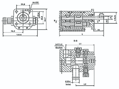KBNA Series Hi Lo Gear Pumps