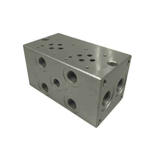 THMC3P2SC Manifold Cetop 3 Parallel 2 Station Steel