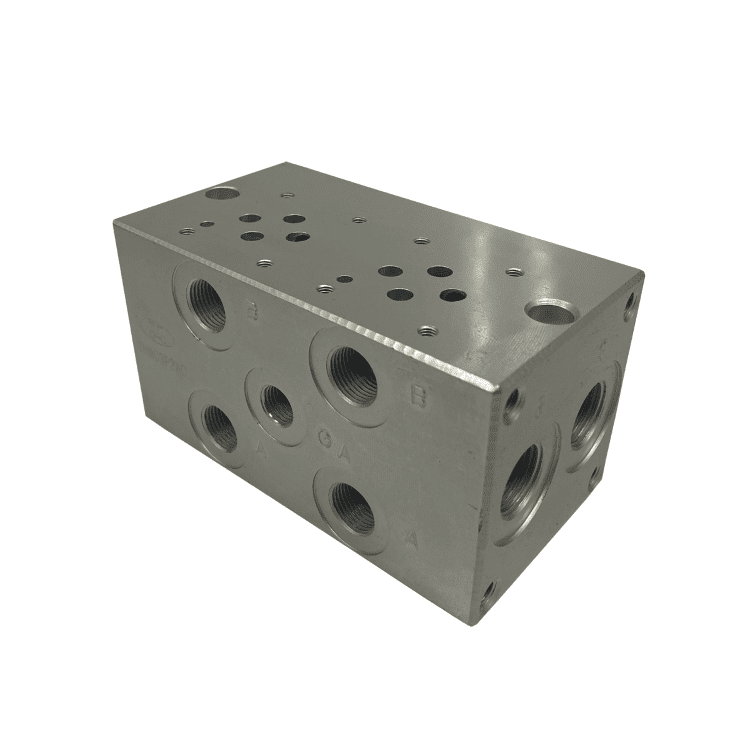 THMC3P2SC Manifold Cetop 3 Parallel 2 Station Steel