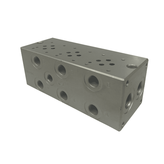 THMC3P3SC Manifold Cetop 3 Parallel 3 Station Steel