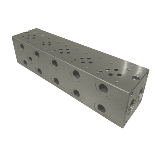 THMC3P5SC Manifold Cetop 3 Parallel 5 Station Steel