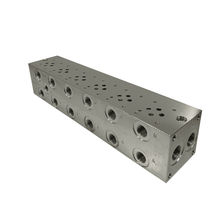 THMC3P6SC Manifold Cetop 3 Parallel 6 Station Steel