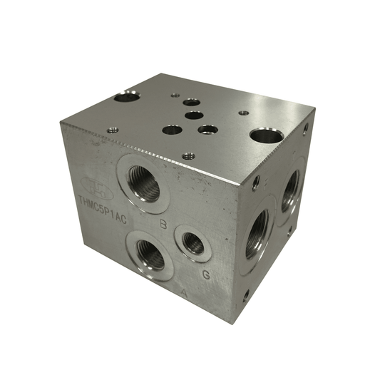 THMC5P1AC Manifold Cetop 5 Parallel 1 Station Alloy