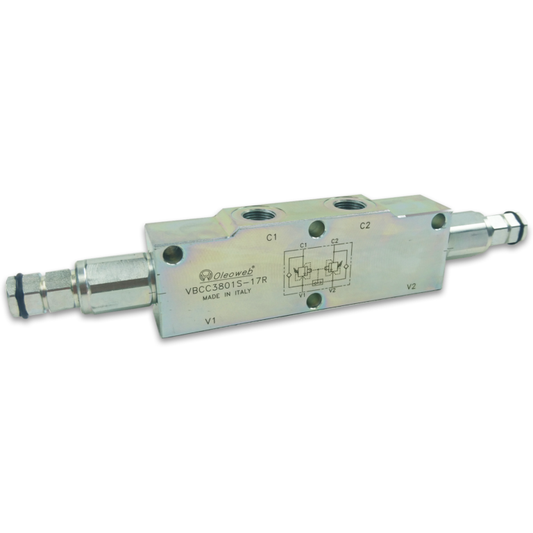 Dual Counter Balance Valve External Vent