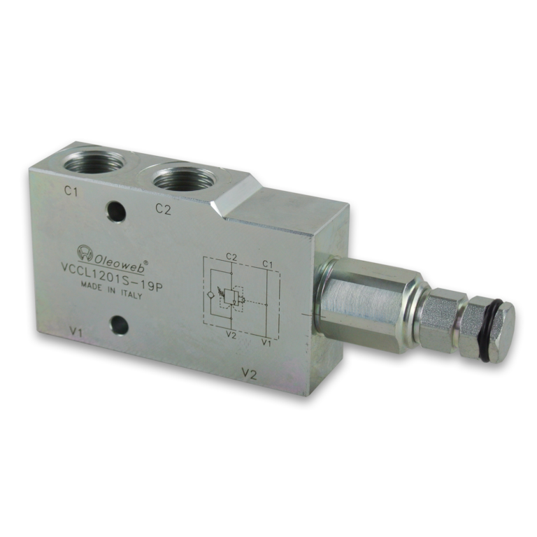 Single Counter Balance Valve External Vent