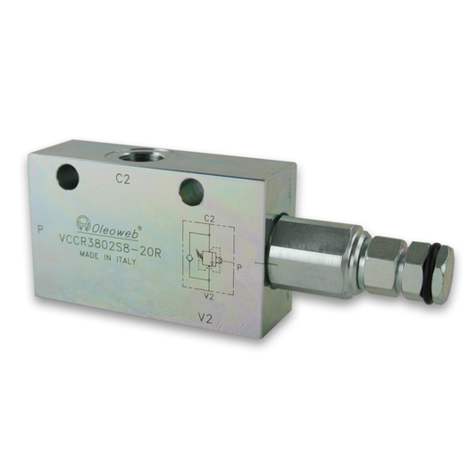 Single Counter Balance Valve External Vent