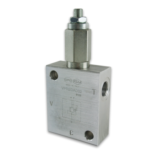 VARPED/VPREDAD Series Pressure Reducing Valves