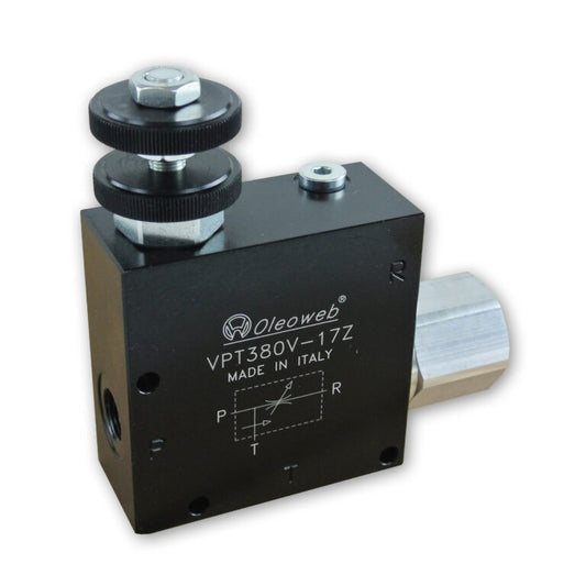 VPT Series Pressure Compensated Priority Flow Control - Excess to tank