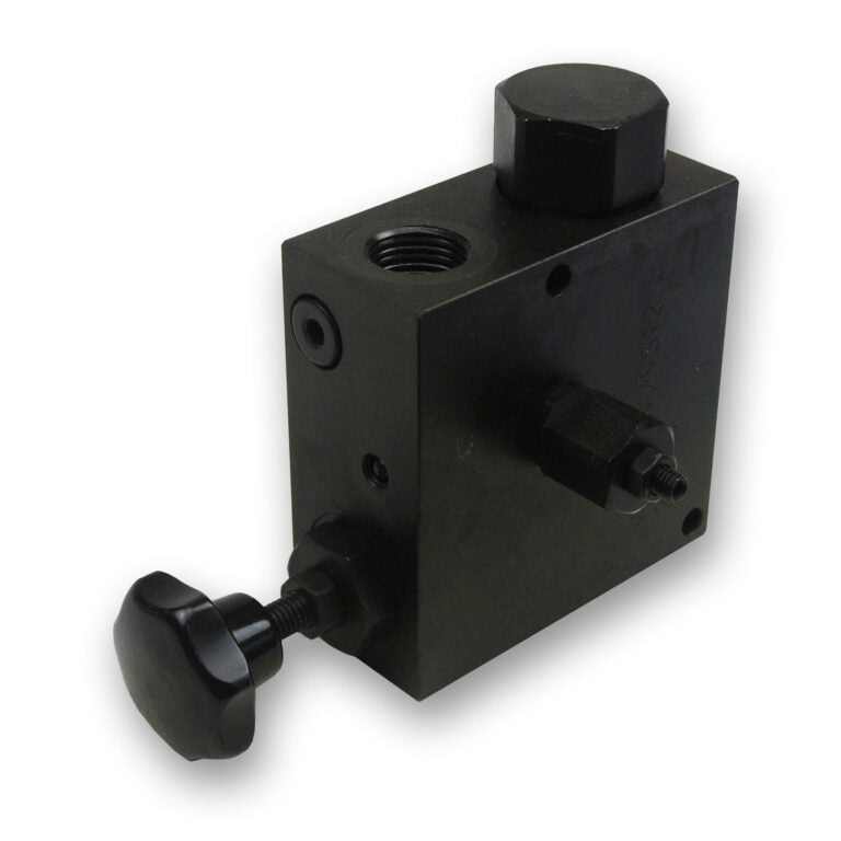 VRFC Series Priority Flow Control - 3 Way Knob Operated w/ Integrated Relief Valve