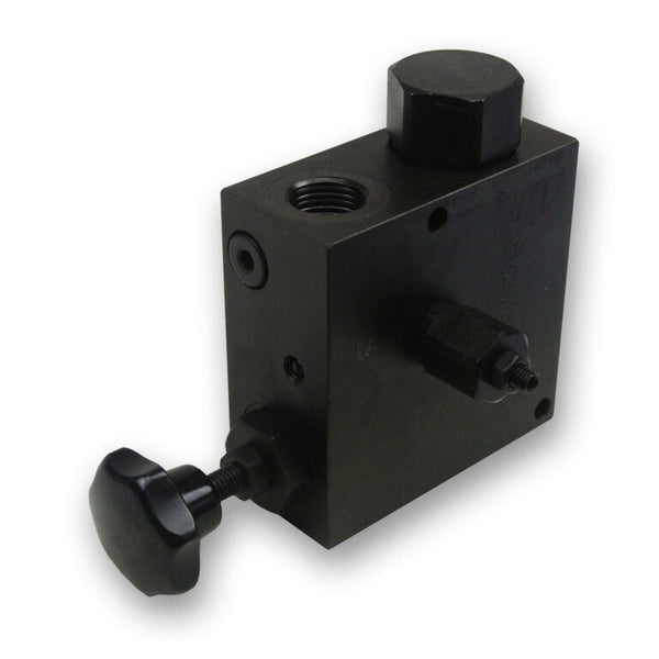 VRFC Series Priority Flow Control - 3 Way Knob Operated w/ Integrated Relief Valve