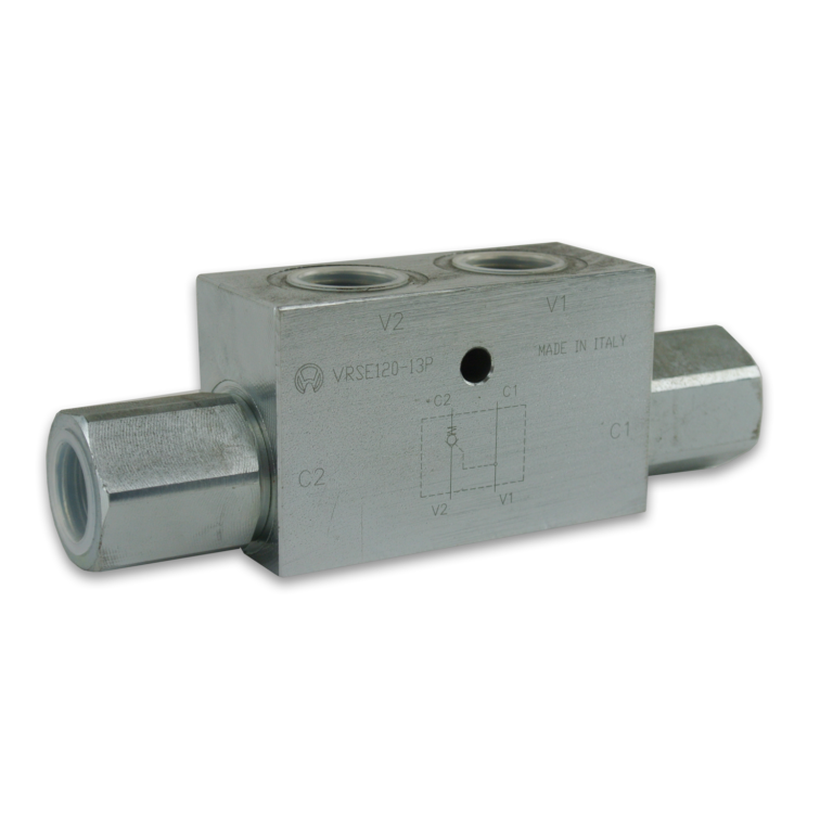 Single Inline Pilot Check Valve Internal Pilot