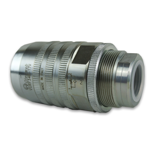 VURF Series Barrel Flow Control Valve with Reverse Flow Check