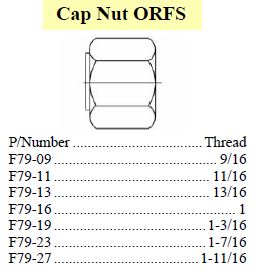 Cap Nut ORFS