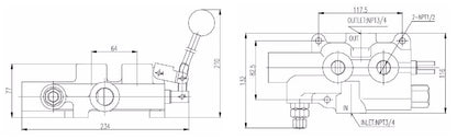 Log Splitter Valve