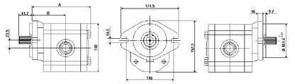 PLP30 - Group 3 SAE-B 2-Bolt