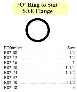 O-Ring suit SAE Flange