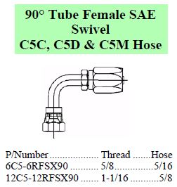 C5 SAE 90 Female