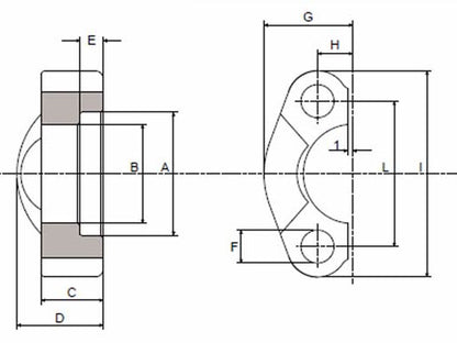 Split Flange Clamp C62