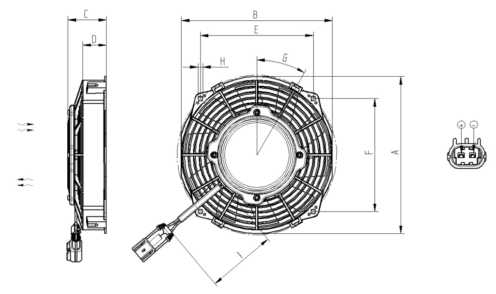 MBD Series 24v Fan (IP68)