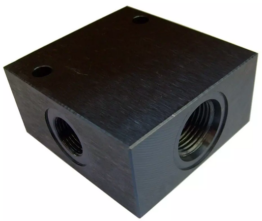 LB08-3-S-2G BSPP 3 Way Steel Body Common Cavity