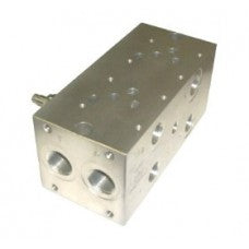 THMC5P2AC Manifold Cetop 5 Parallel 2 Station Alloy
