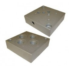 THSPC5BS Subplate Cetop 5 1/2"BSPP Bottom Ports Steel